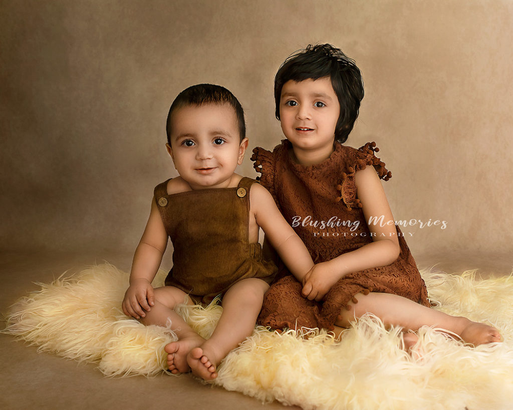 sibling photo session in Blushing Memories, Folsom, CA