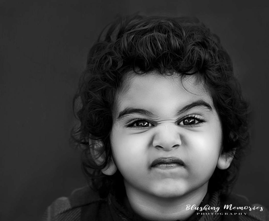 outdoor portrait of a boy