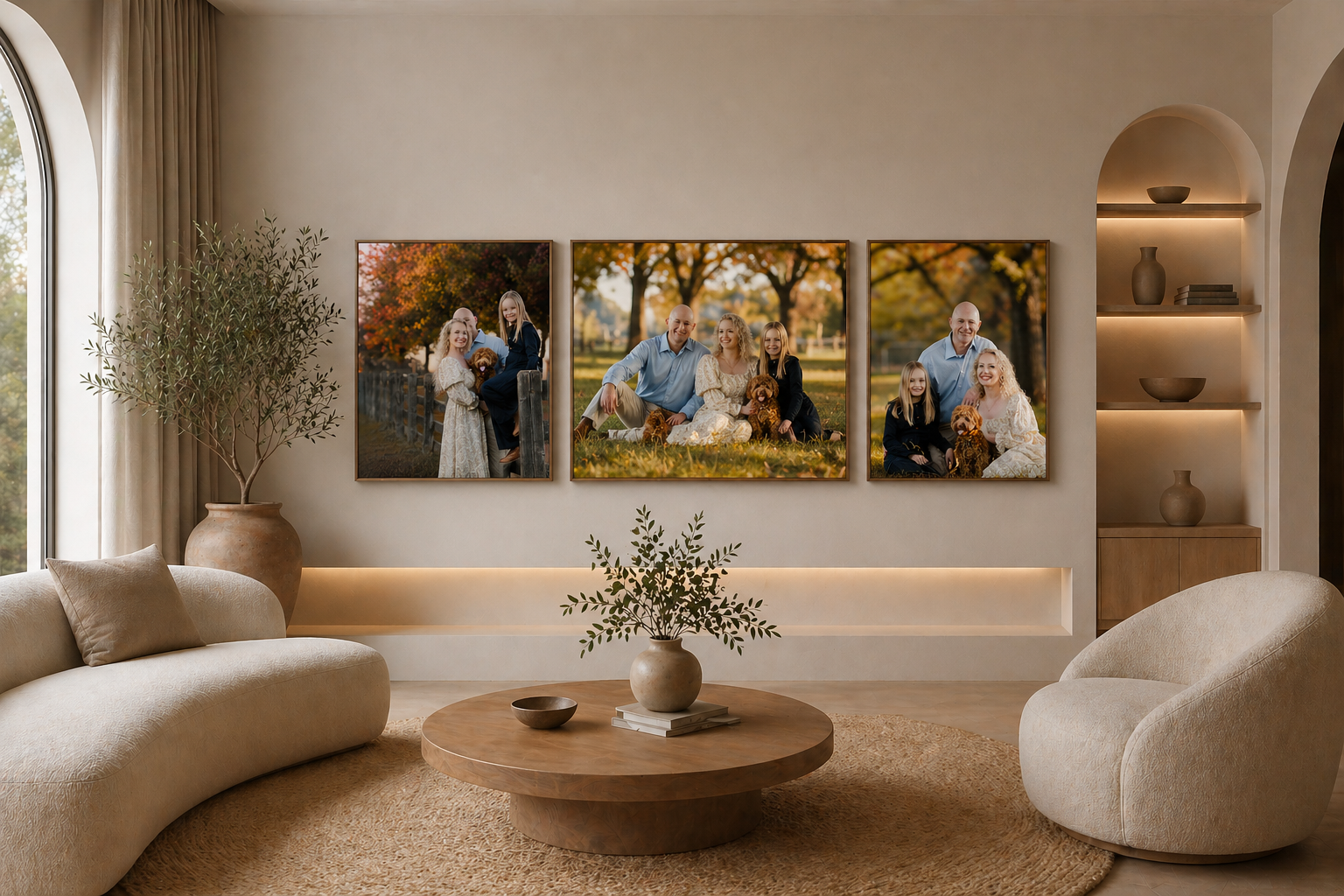 family photo outdoors taken by Blushing memories in el dorado hills